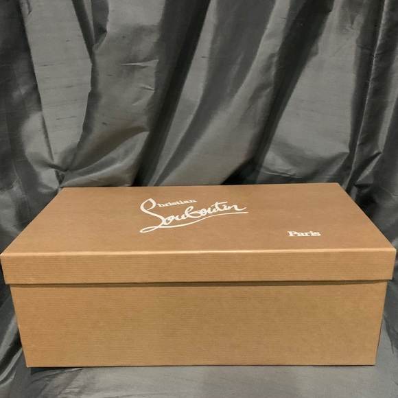 Christian Louboutin Roller Boat Sparkly Spikes